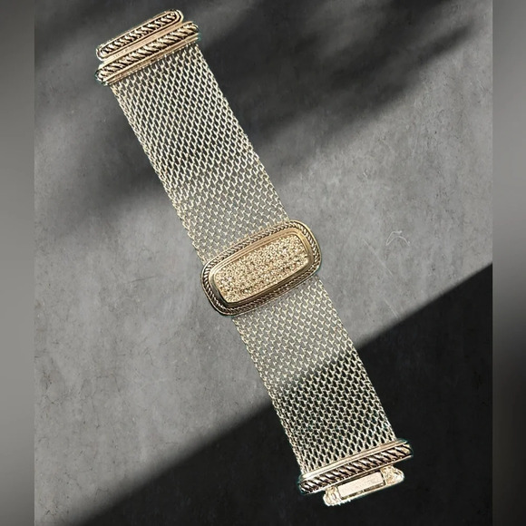 Silver Fashion Magnetic Bracelet - Picture 2 of 4